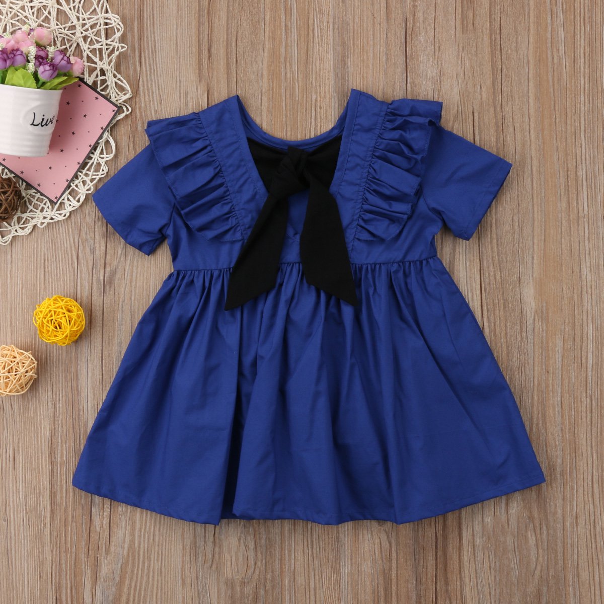 New Baby Girl Frock, Design, Size - 14 (0-6 Months) (G-23/K) (Blue) :  Amazon.in: Clothing & Accessories